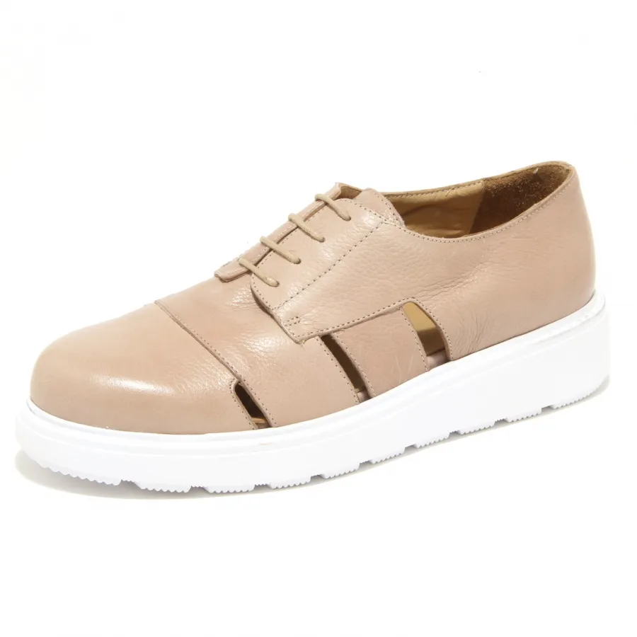 2587N scarpa allacciata SAX scarpe donna shoes women beige