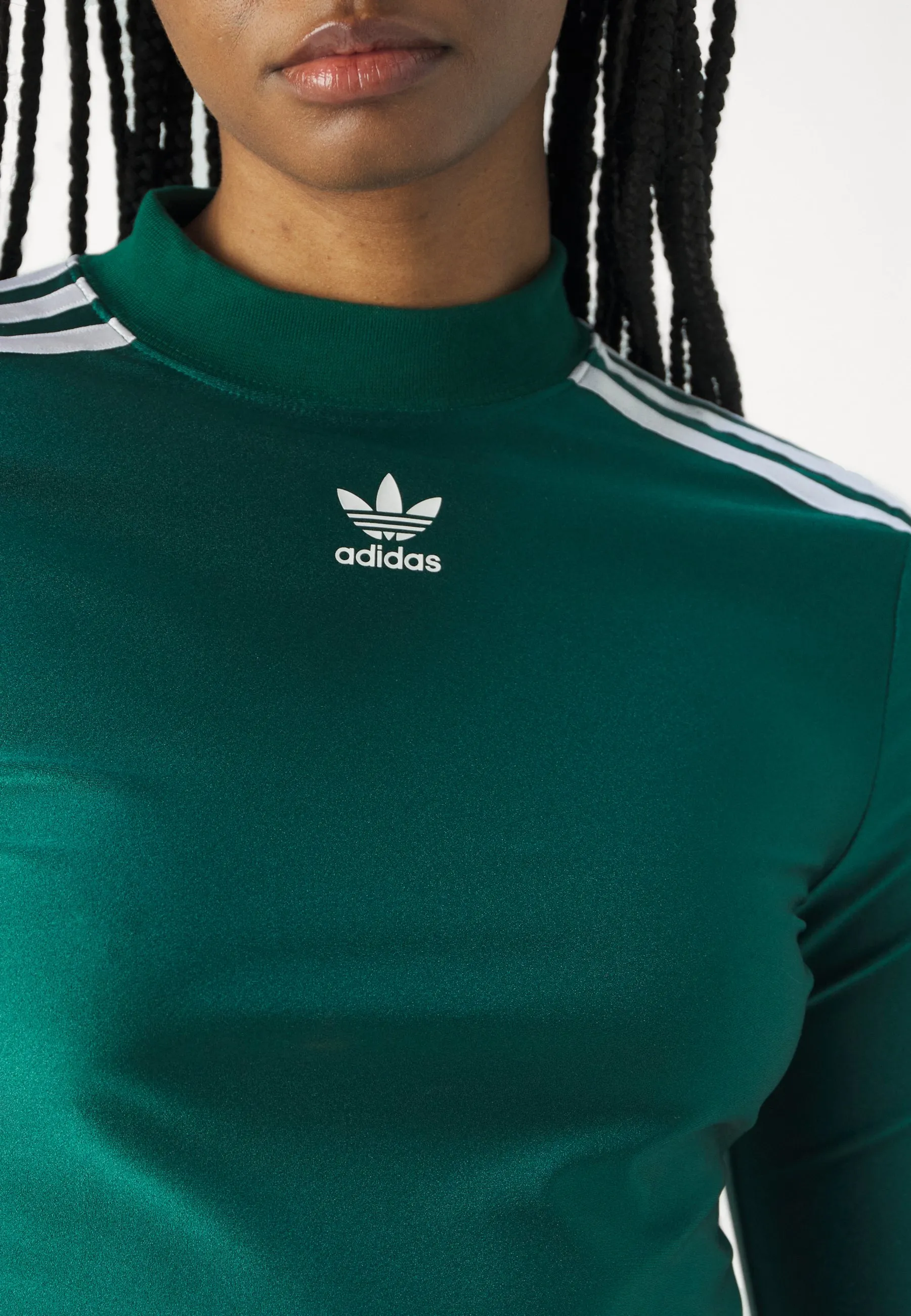 3 STRIPE CROPPED LONGSLEEVE - Maglietta a manica lunga