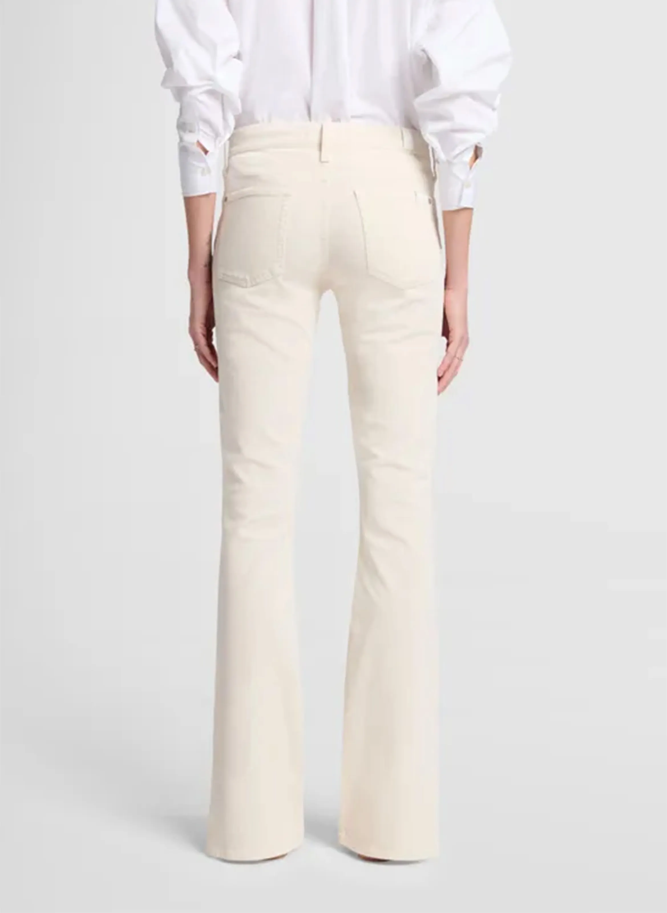  7 FOR ALL MANKIND   BOOTCUT CORDUROY - Jeans | Bianco