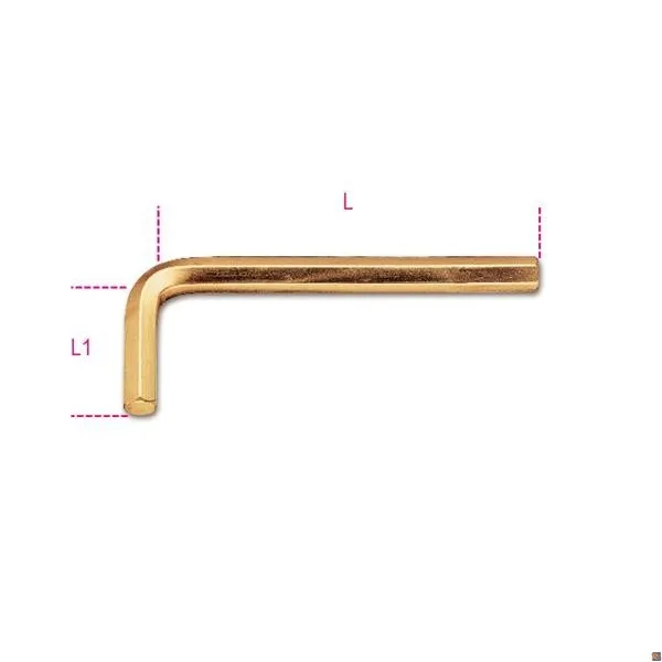 96BA-4 - CHIAVI MASCHIO ESAGONALE PIEGATE ANTISCINTILLA BETA UTENSILI 000960764