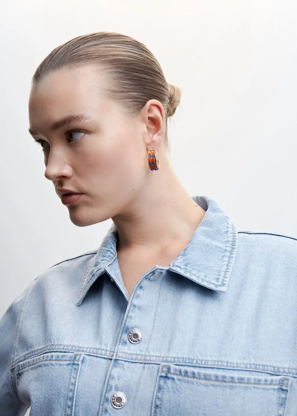 Abito a tuta lungo denim