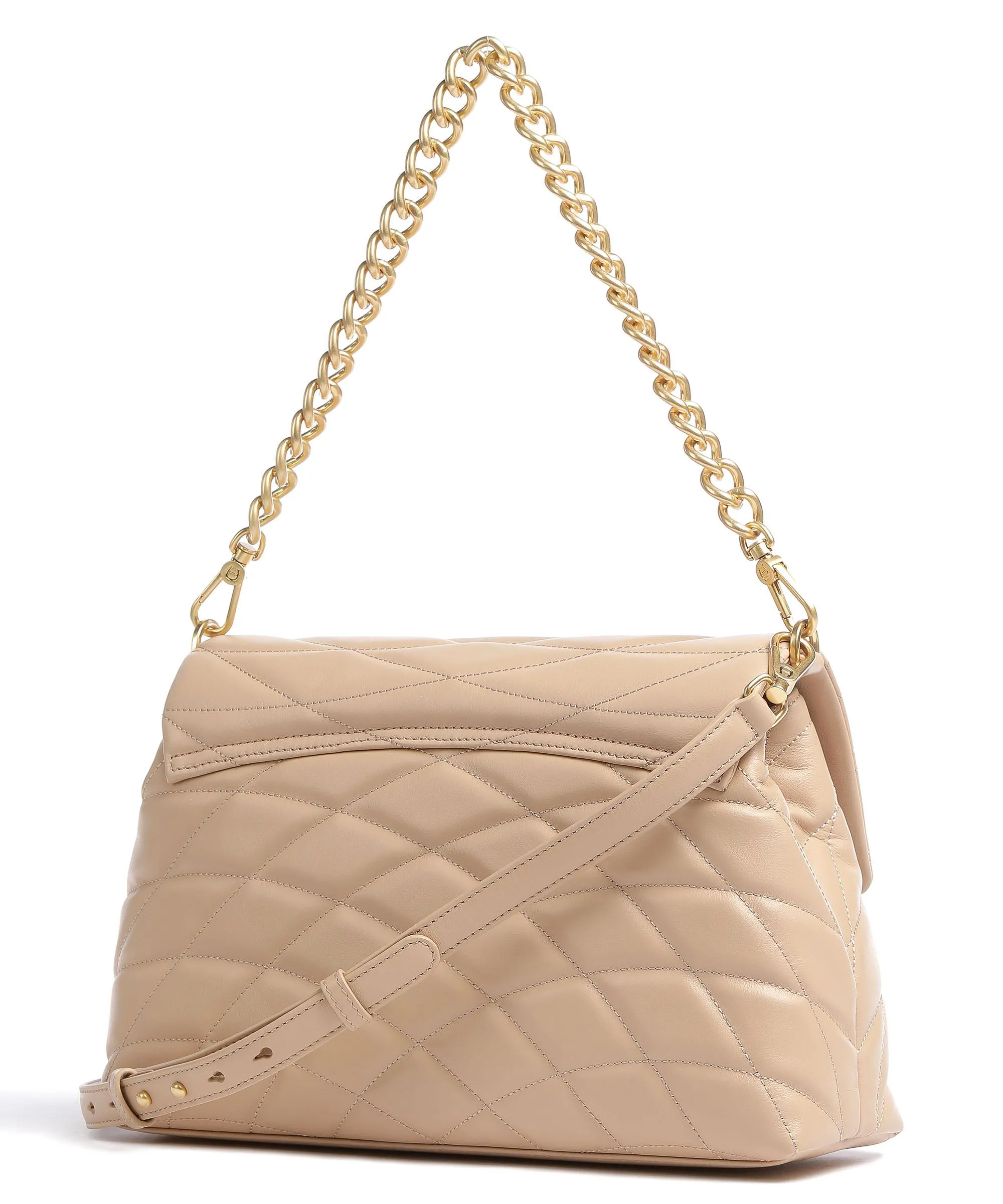  Aigner Maggie M Borsa a spalla pelle di vacchetta finemente grana beige  