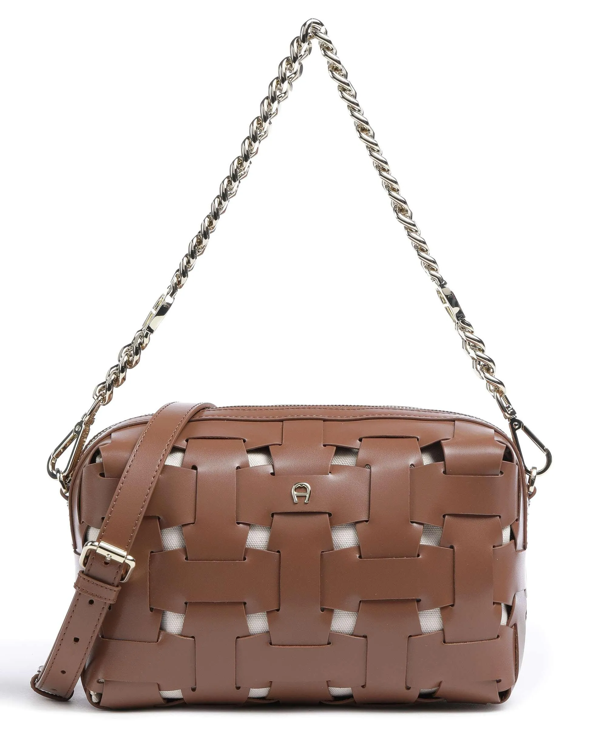  Aigner Matera Borsa a spalla pelle bovina marrone  