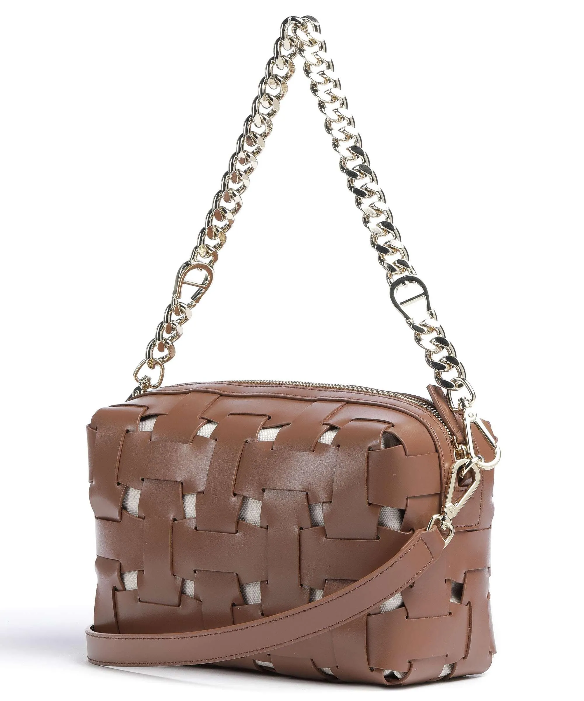  Aigner Matera Borsa a spalla pelle bovina marrone  