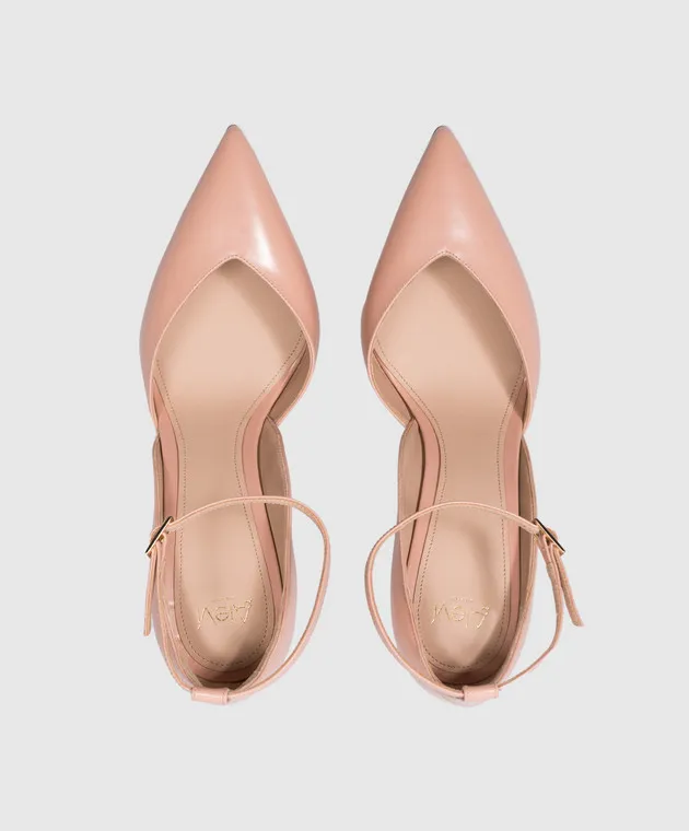 Alevi Milano Scarpe Camilla in pelle beige L22W5001U0777