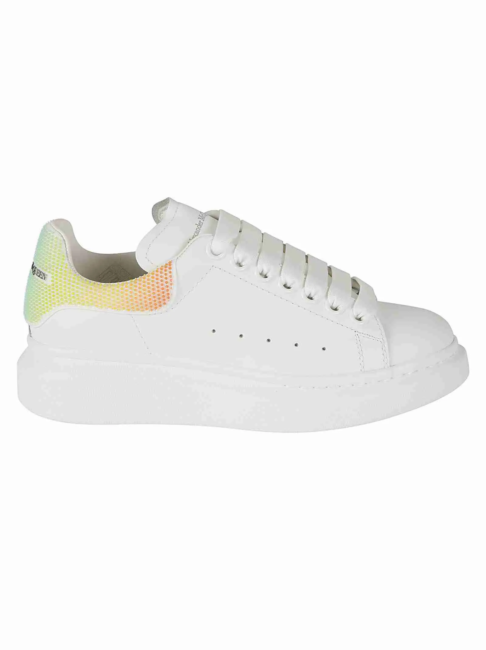 ALEXANDER McQUEENLEATHER UPPER AND RU WHITE/MULTI