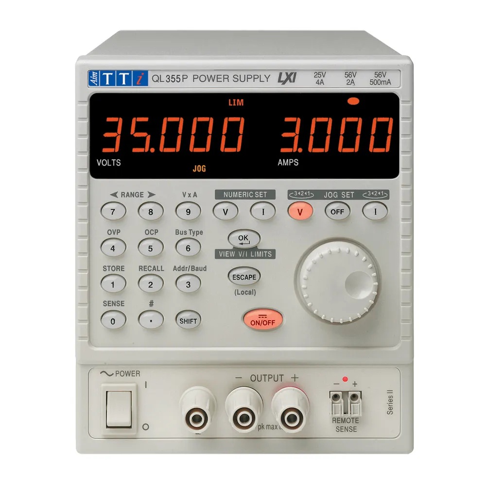 Alimentatore da banco Aim-TTi QL355P, 1 uscita, 0 → 35V, 0 → 3A, 105W