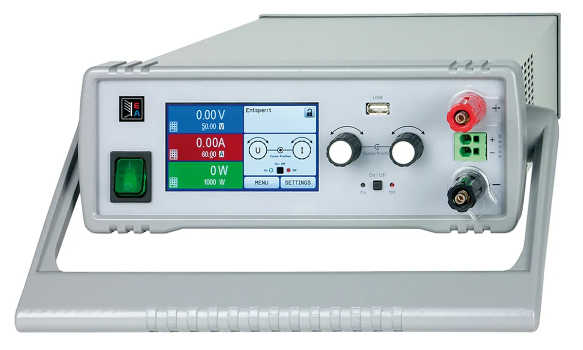 Alimentatore da banco EA Elektro-Automatik, 1 uscita, 0 → 40V, 0 → 20A, 0 → 320W, Cert. LAT