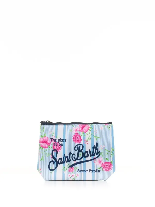 Aline clutch bag with flower print