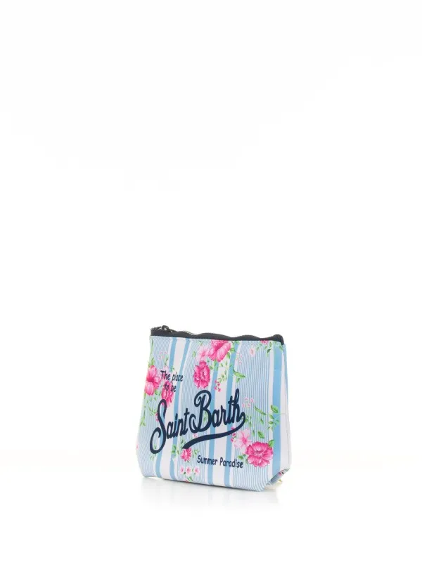 Aline clutch bag with flower print