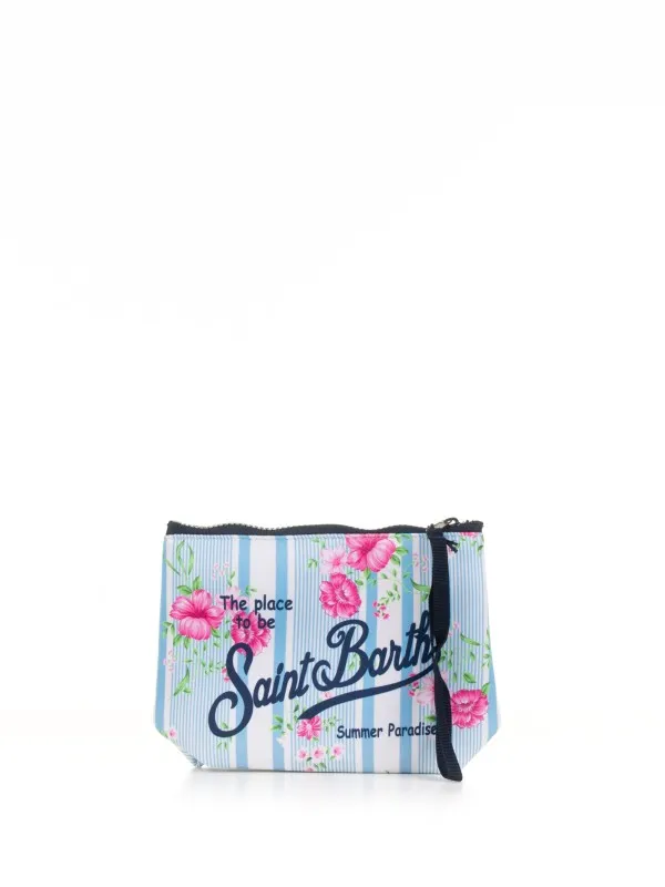 Aline clutch bag with flower print