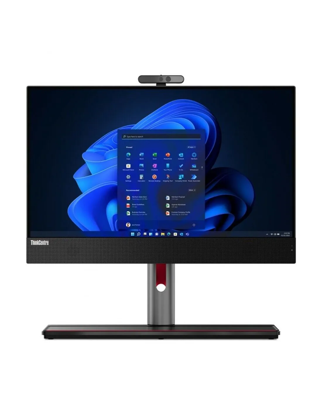 All in One Lenovo ThinkCentre M70A 21,5" i5-12500H 8 GB RAM 256 GB SSD Qwerty in Spagnolo