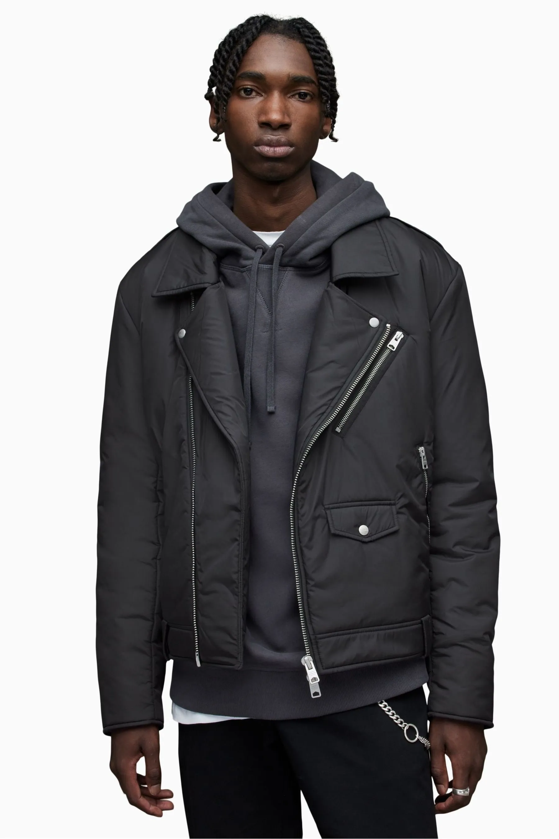 AllSaints - Miller - Giacca biker