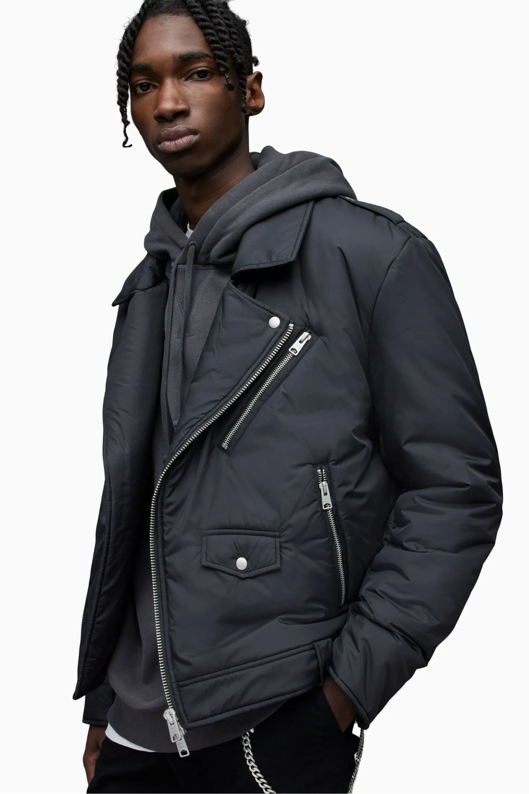 AllSaints - Miller - Giacca biker