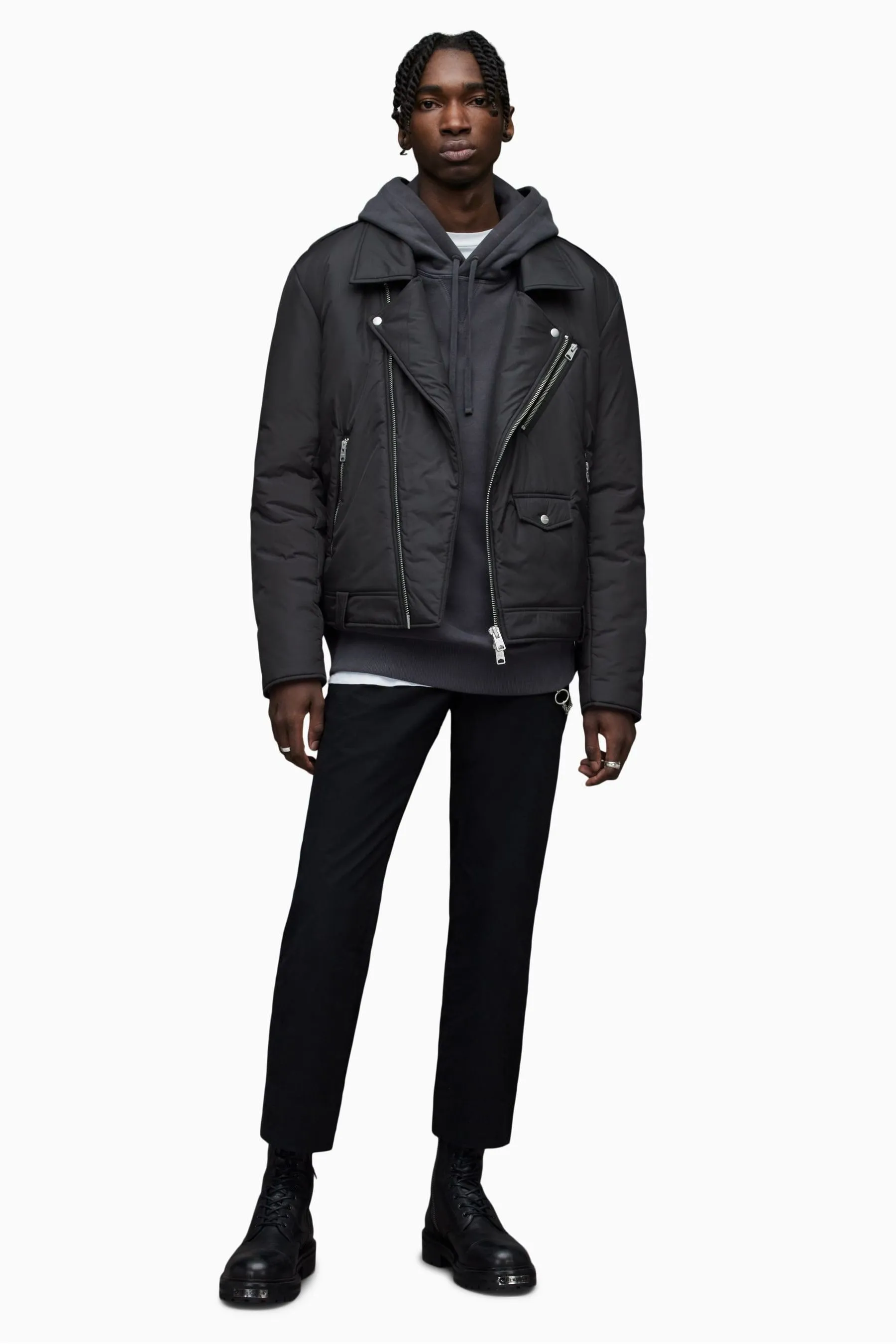 AllSaints - Miller - Giacca biker