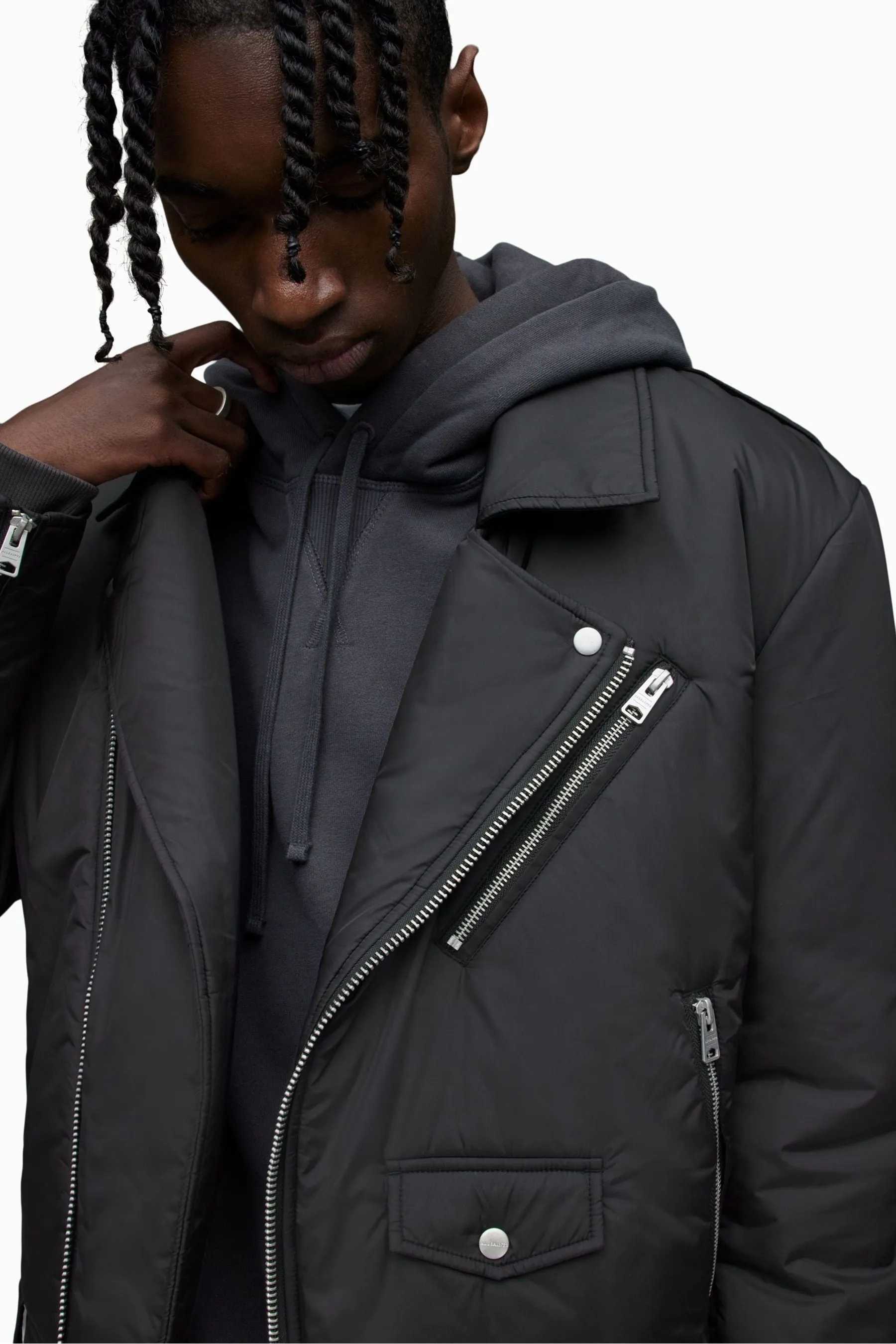 AllSaints - Miller - Giacca biker