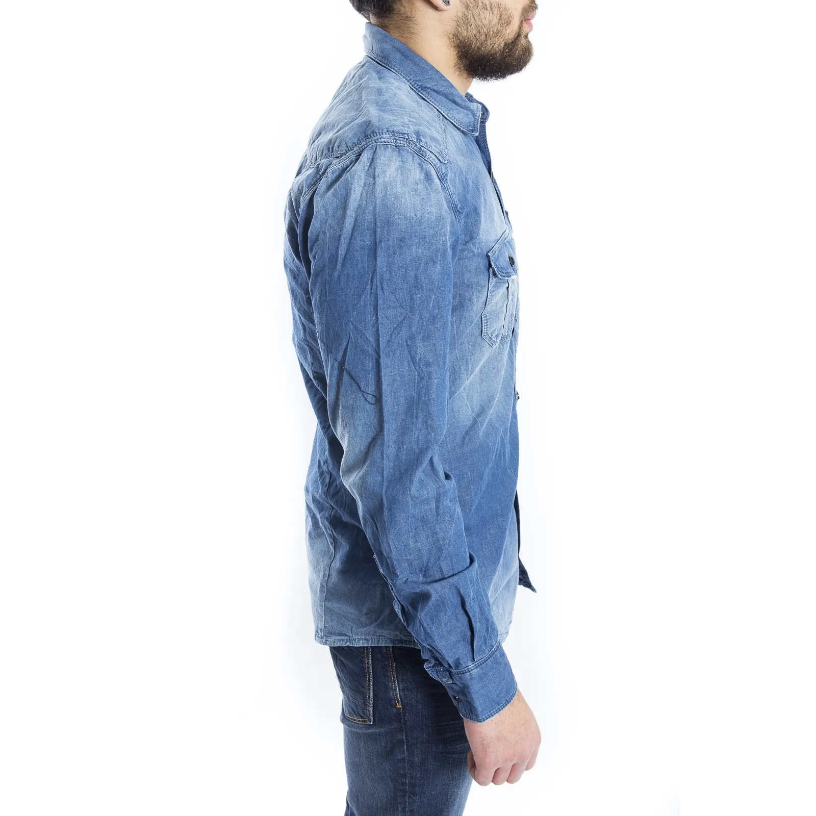 ANTONY MORATO Camicia UOMO in jeans DENIM MMSL00147