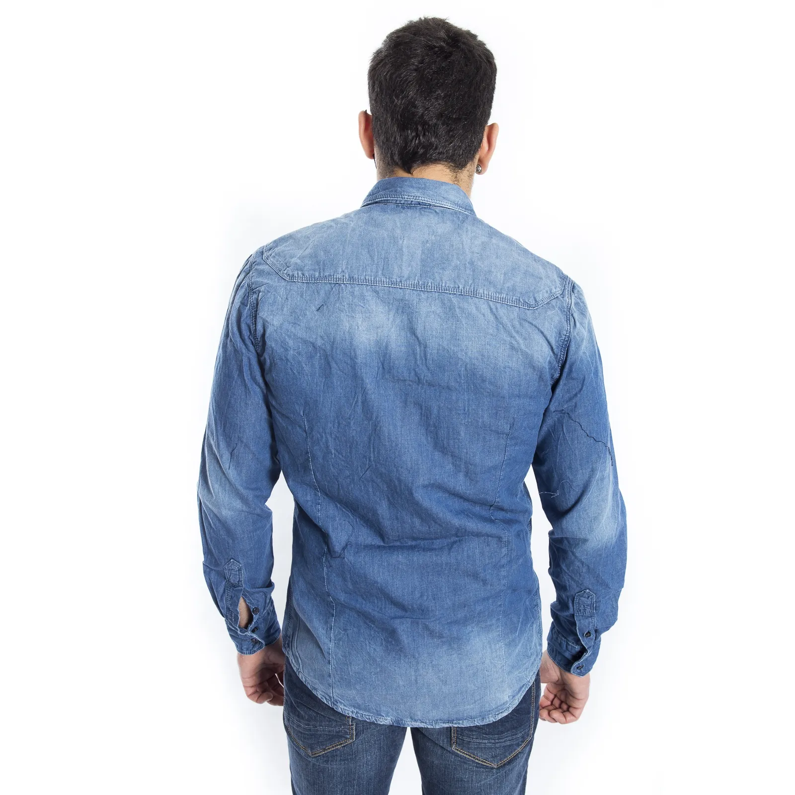 ANTONY MORATO Camicia UOMO in jeans DENIM MMSL00147