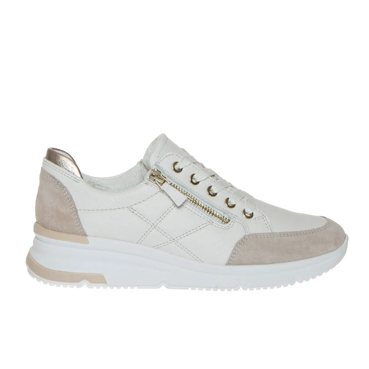 ARA NEAPEL-TRON 2.0 38403 SNEAKER DONNA PELLE BIANCO  