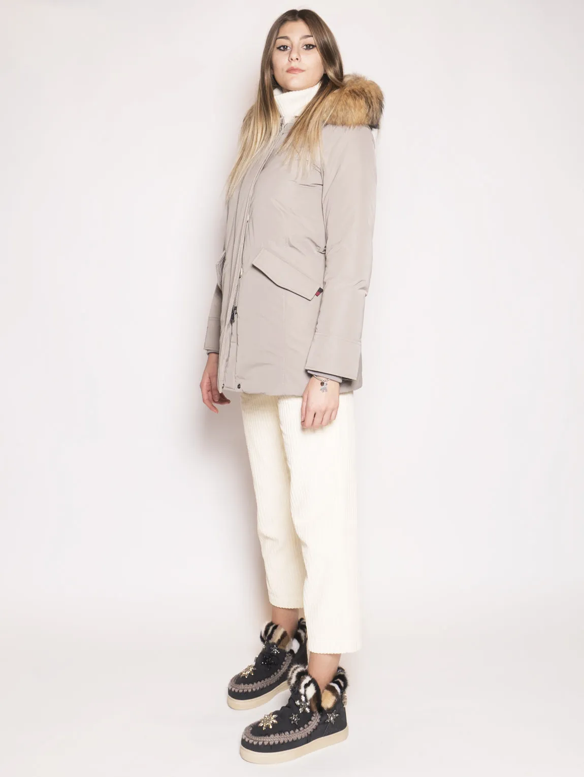 Arctic Parka in Shape Memory  Beige
