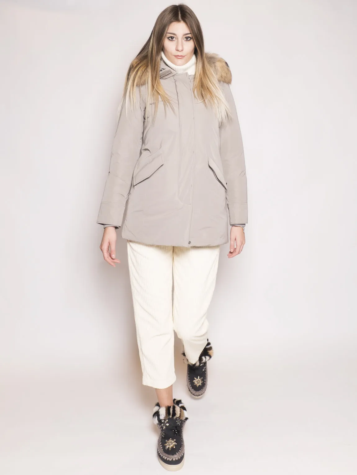 Arctic Parka in Shape Memory  Beige