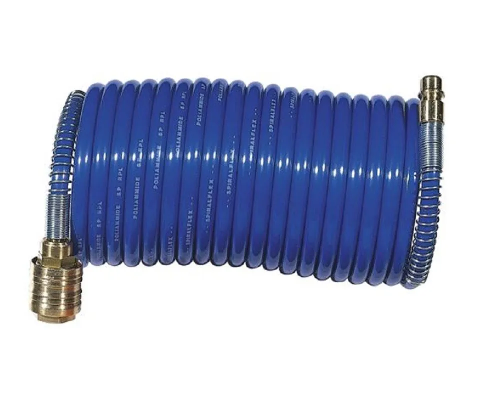 ASTURO 3650015 - Spirale nylon con rubinetto ed innesto rapido - Lunghezza 15m - Dia. Interno 6mm - Dia. Esterno 8mm