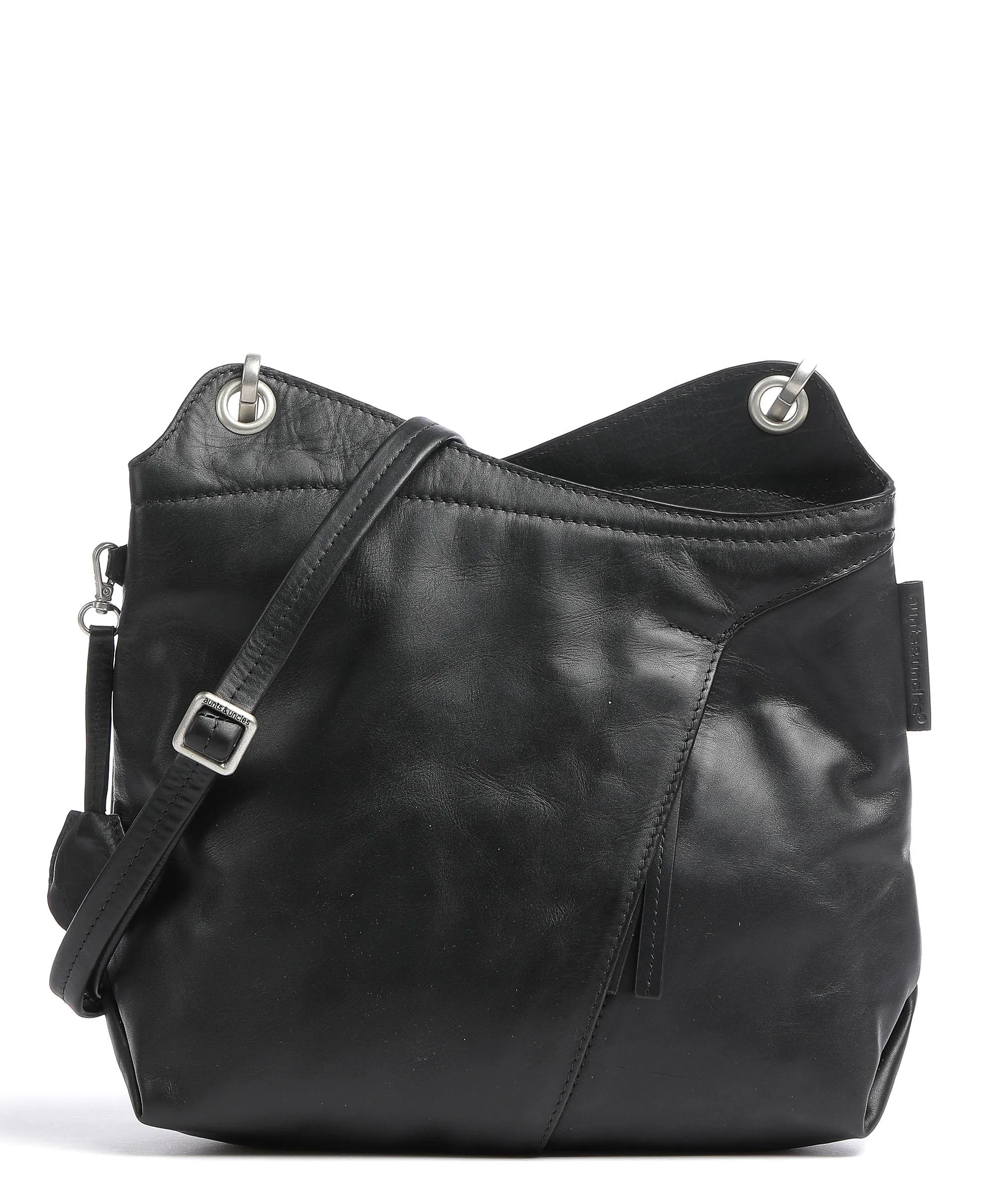  Aunts & Uncles Jamie's Orchard Jumbay Borsa a tracolla morbida pelle bovina nero  