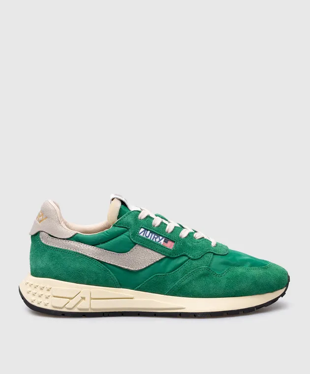 AUTRY Sneaker combo Reelwind verde A14EWWLMNC03