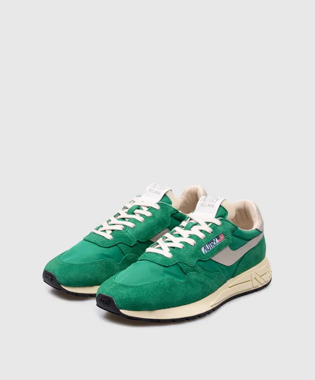 AUTRY Sneaker combo Reelwind verde A14EWWLMNC03