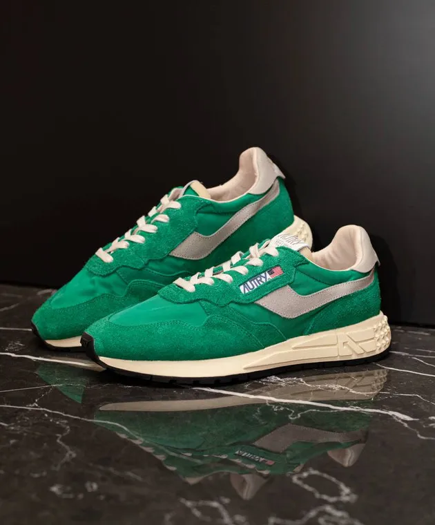 AUTRY Sneaker combo Reelwind verde A14EWWLMNC03