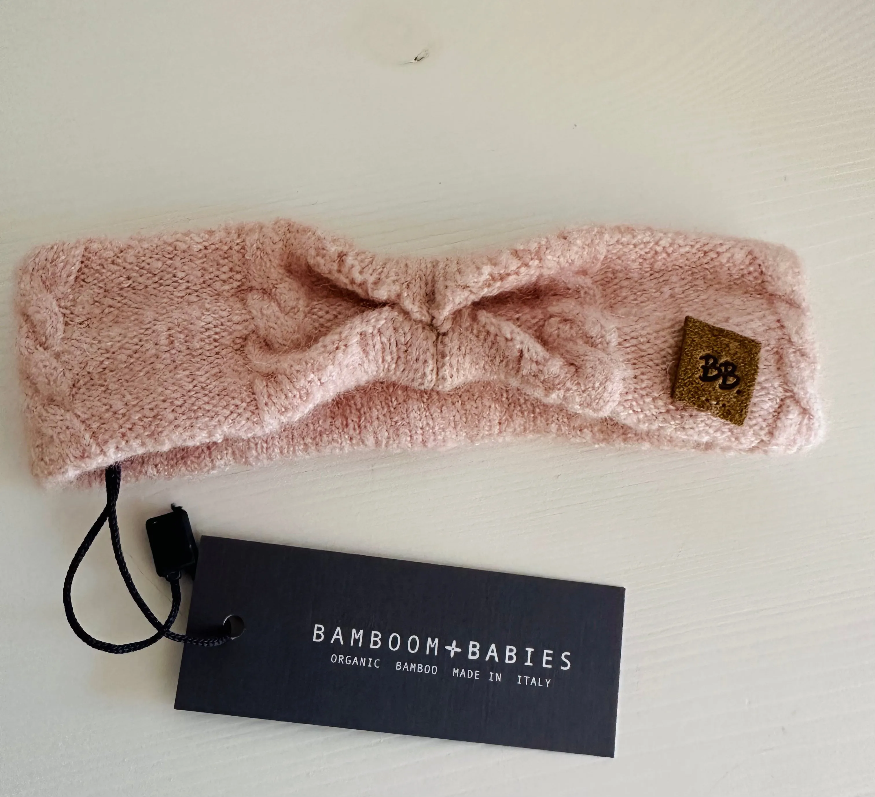 BAMBOOM Fascia Capelli Lana Cable
