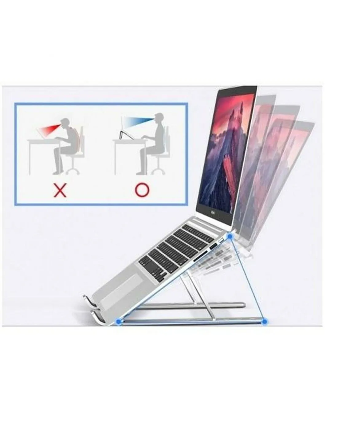 Base di Raffreddamento per PC Portatile Conceptronic Thana Ergo F Argentato