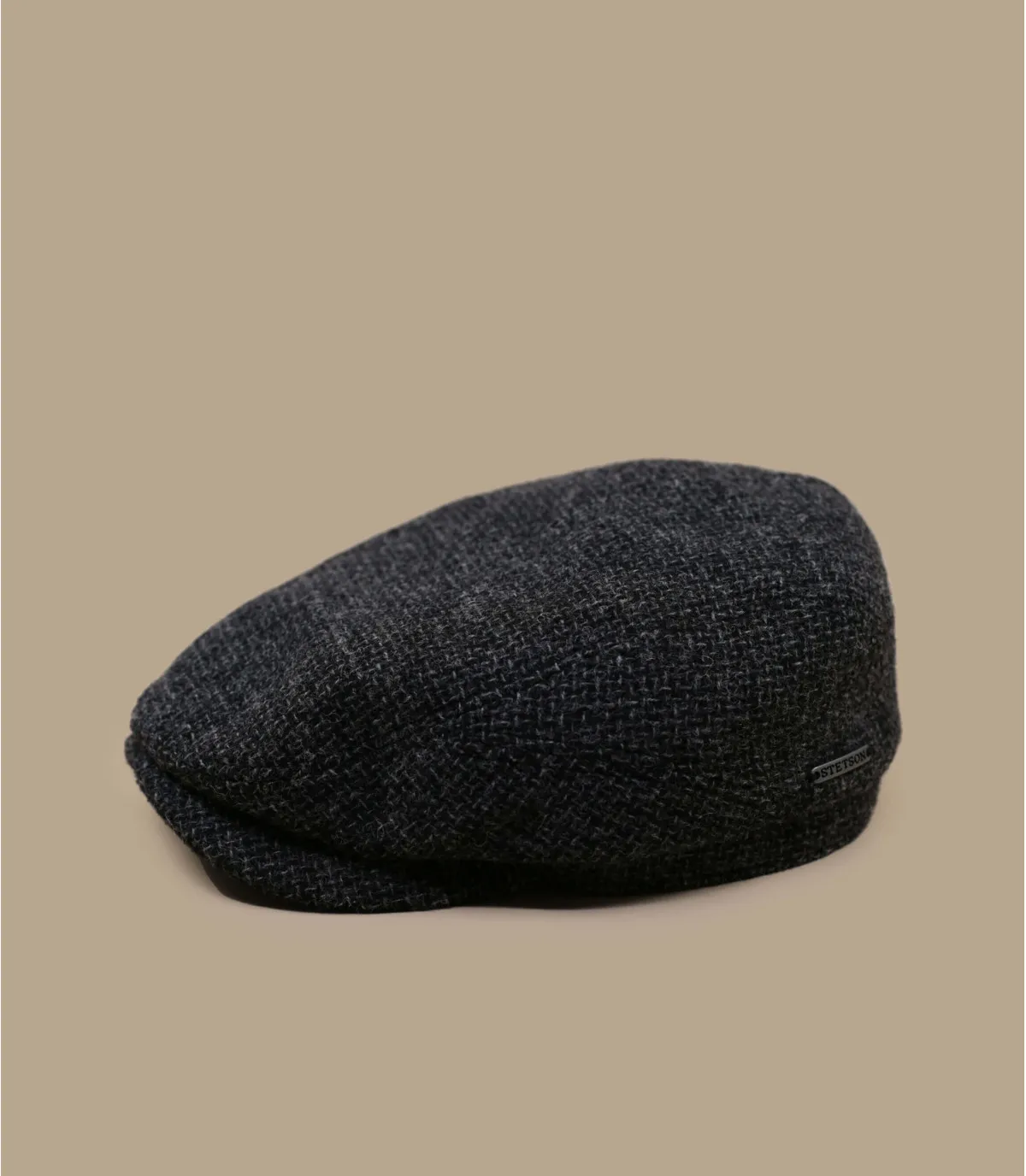 Berretto grigio lana shetlandDriver Cap Wool grey     