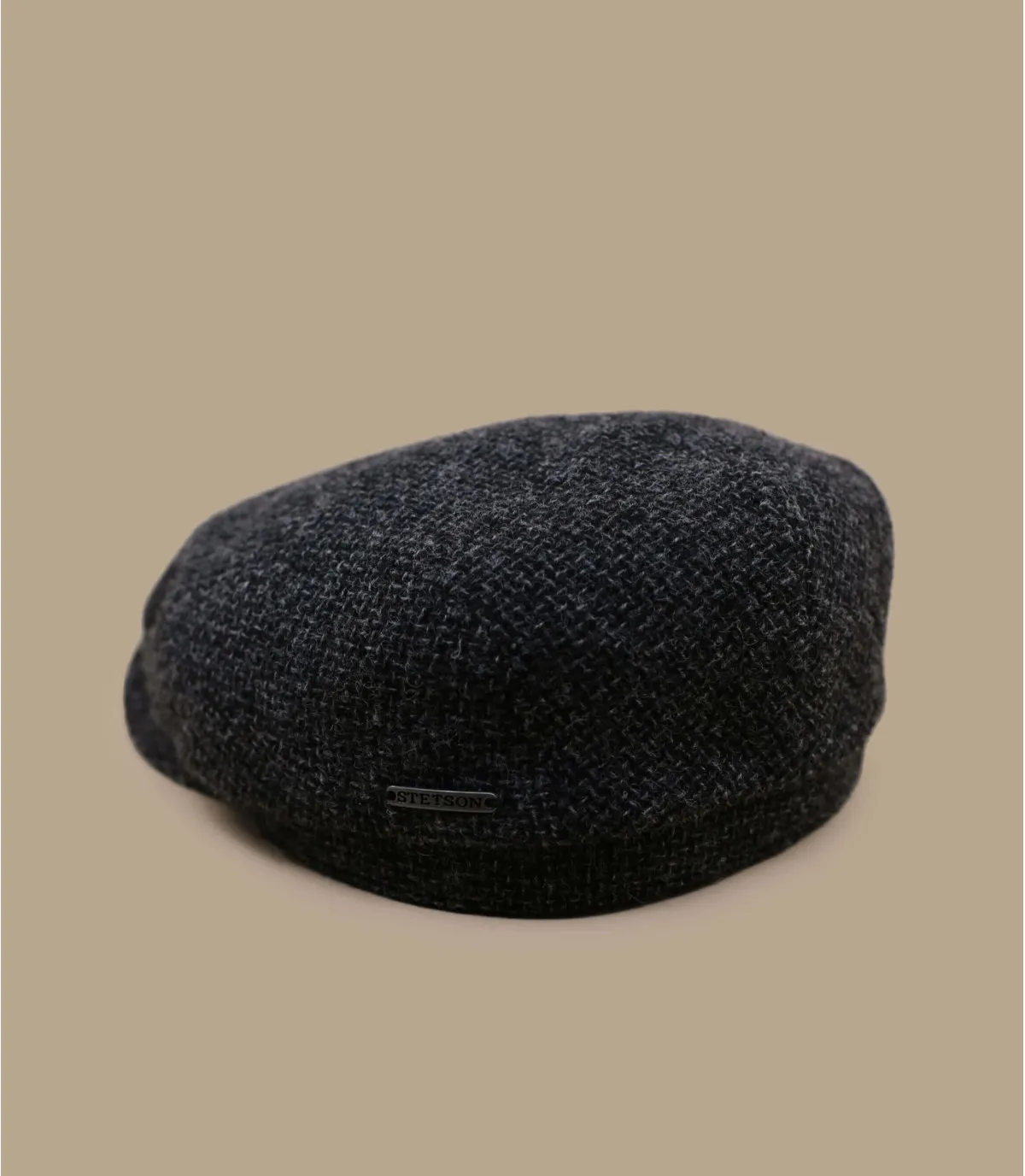 Berretto grigio lana shetlandDriver Cap Wool grey     