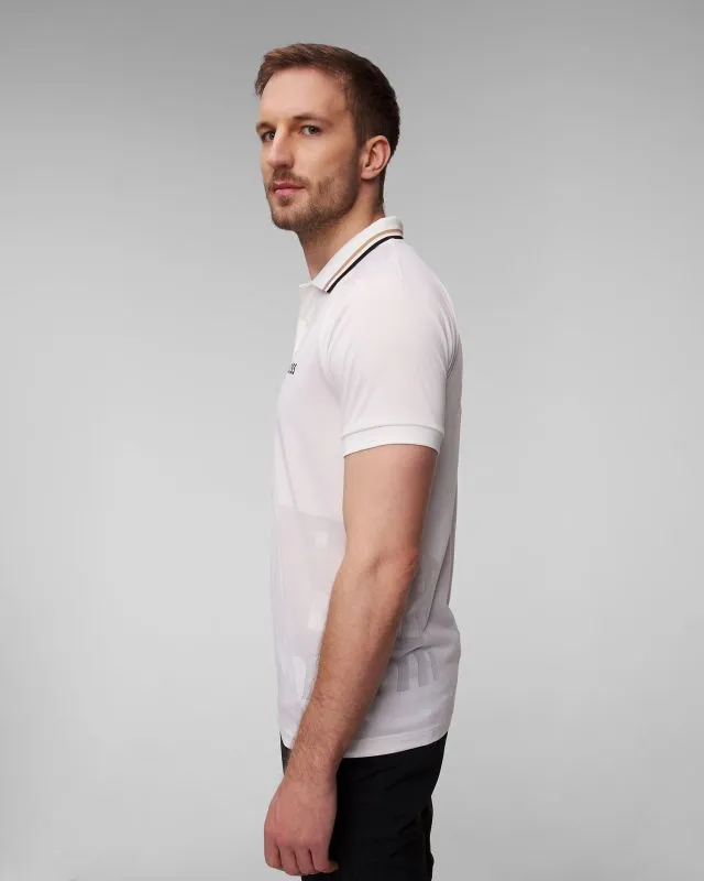 Biała koszulka polo męska BOSS x MATTEO BERRETTINI Patteo 50513181-100