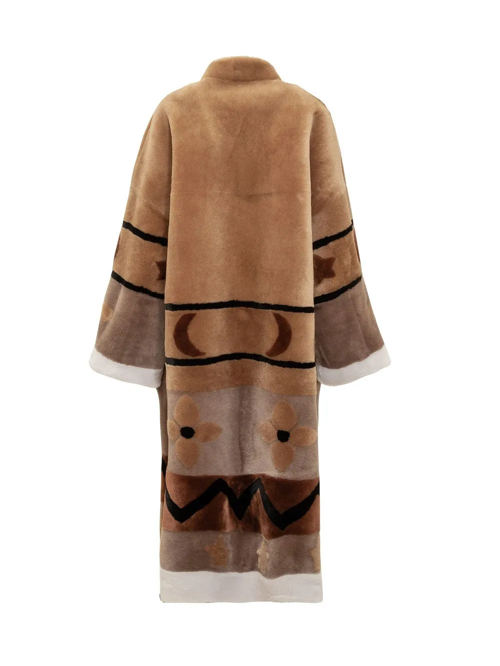 BLANCHA Cappotto Lungo Reversibile in Merino 