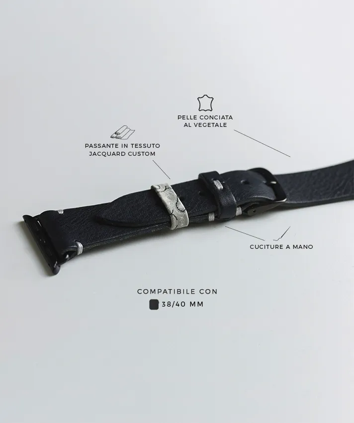 BLU NAVY BANDANA GRIGIA