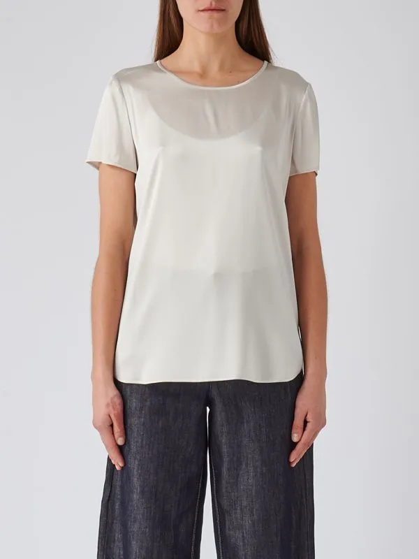 Blusa donna Max Mara Leisure Kassel in seta stretch Seta