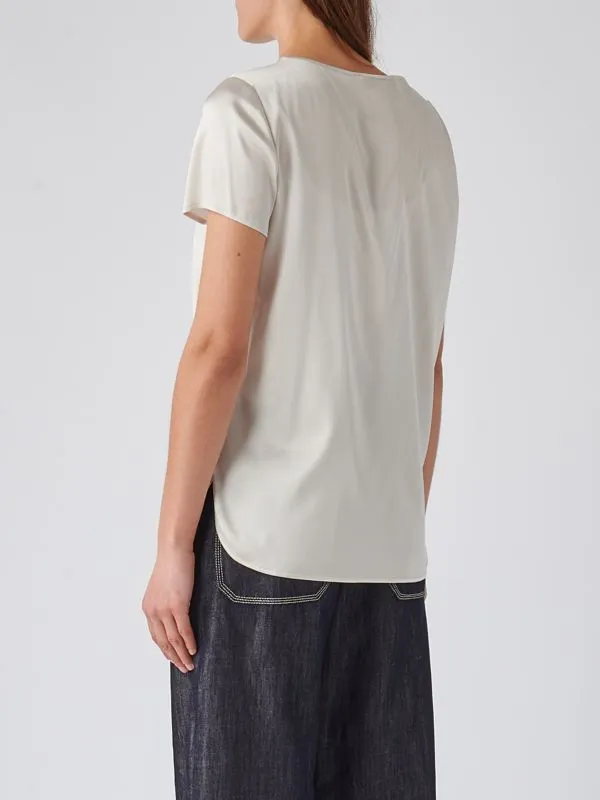 Blusa donna Max Mara Leisure Kassel in seta stretch Seta