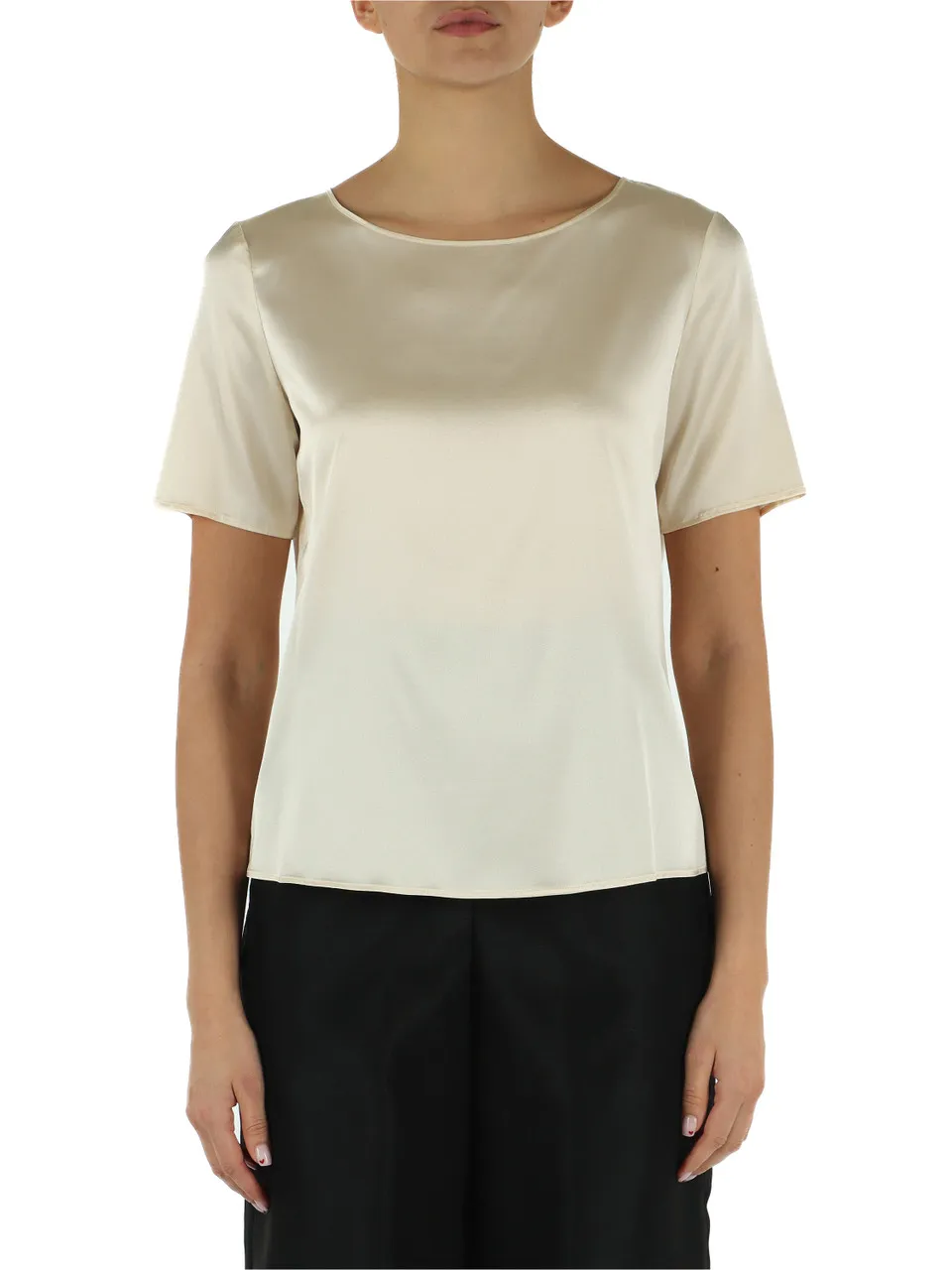 Blusa in seta stretch FOGGIA