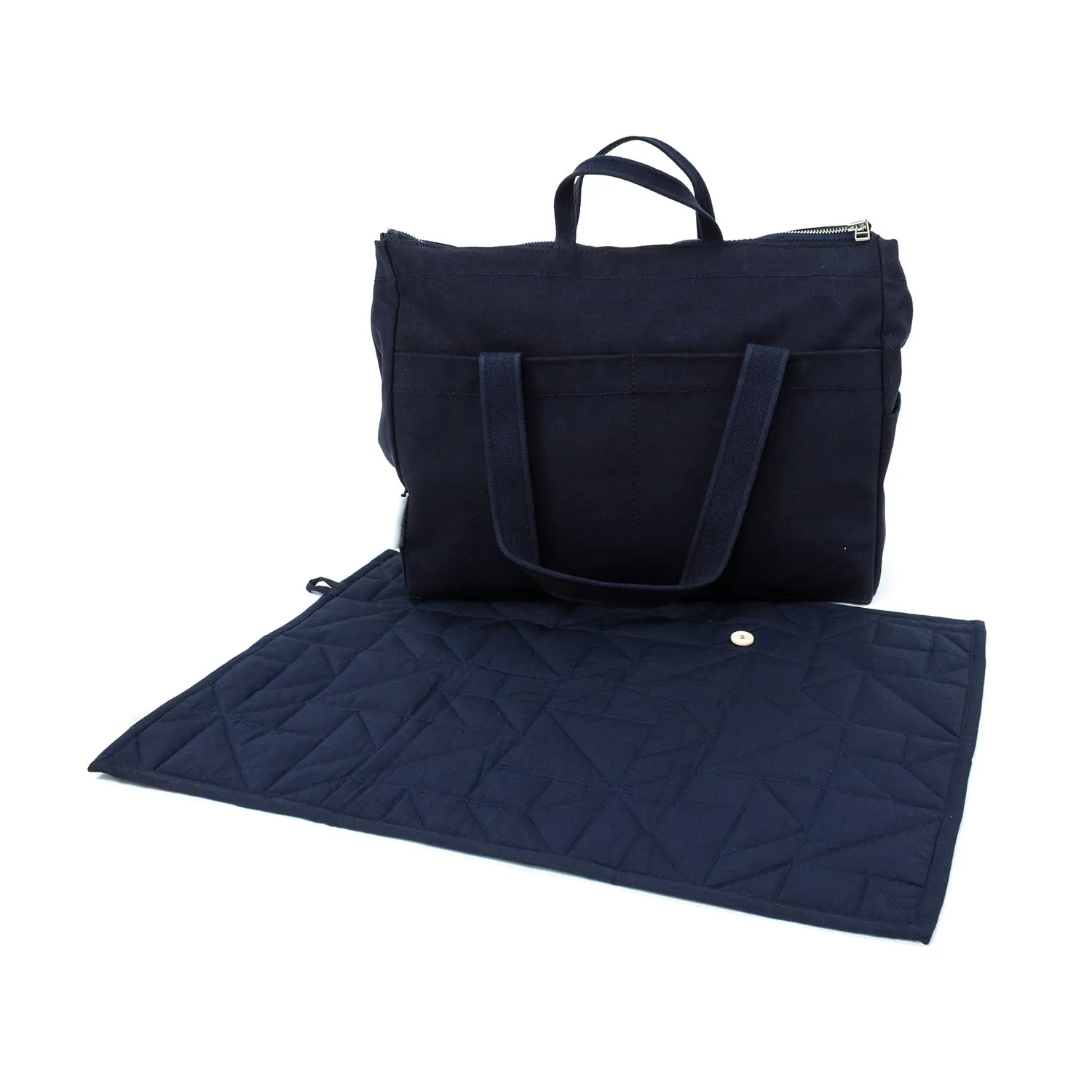 Borsa Mamma Blu In Cotone