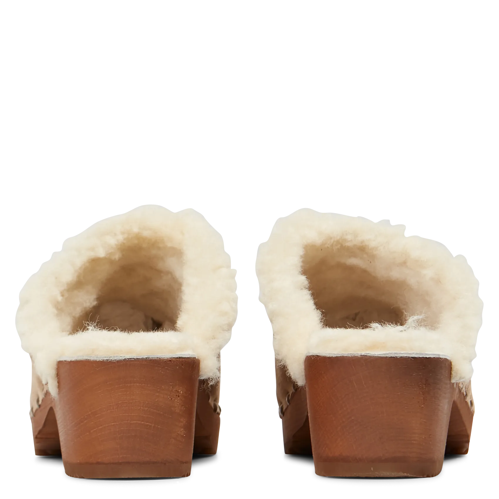  BOSABO   CARLIE - Sabot imbottiti in pelle scamosciata | Beige