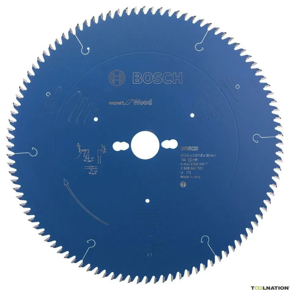 Bosch Professional Accessori 2608642501 Lama circolare in metallo duro Expert per legno 300 x 30 x 100T