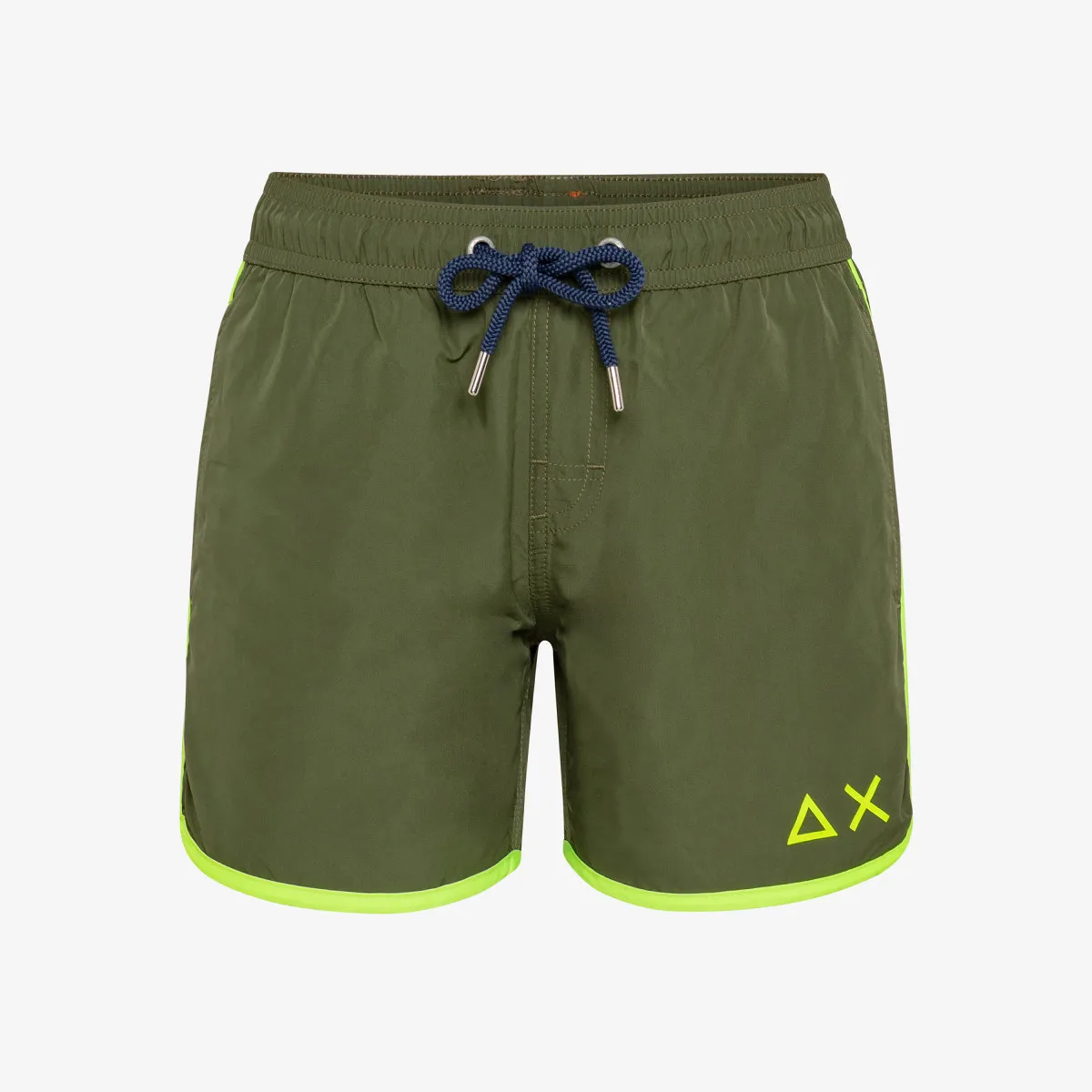 BOY'S SWIM PANT SIDE BAND MILITARE