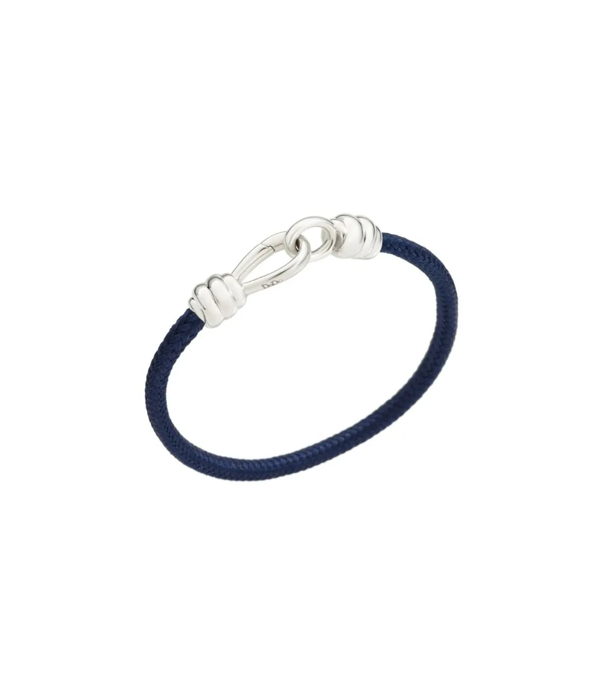 Bracciale Collezione Nodo Dodo Argento 925 Cotone Blu Navy DBC2001KNOT0CBLAGM