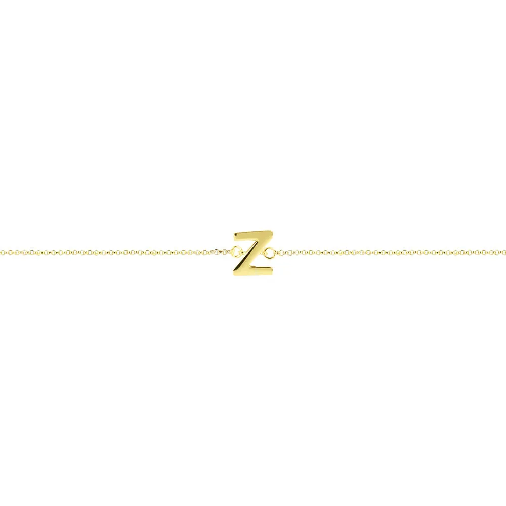 Bracciale Lettera Z Beverly Oro Giallo 375/1000 16 cm 1432962