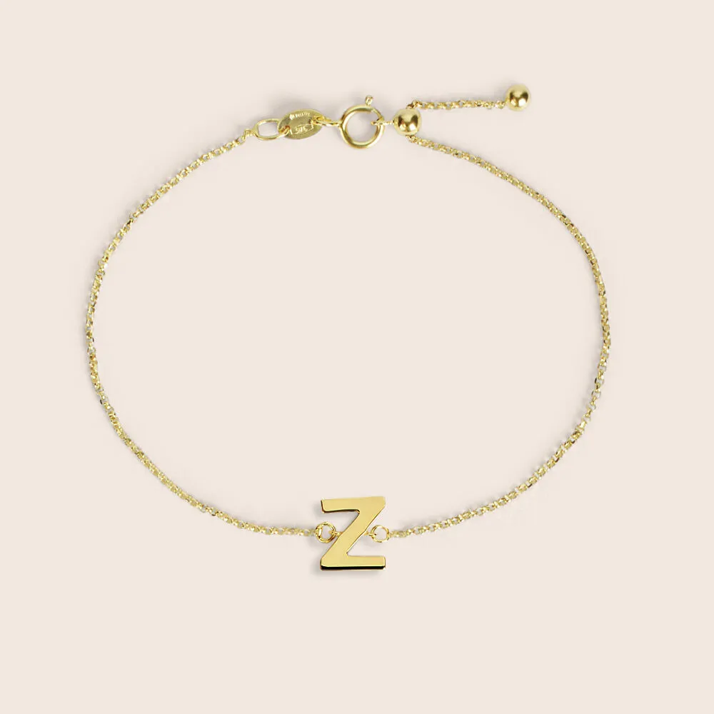 Bracciale Lettera Z Beverly Oro Giallo 375/1000 16 cm 1432962