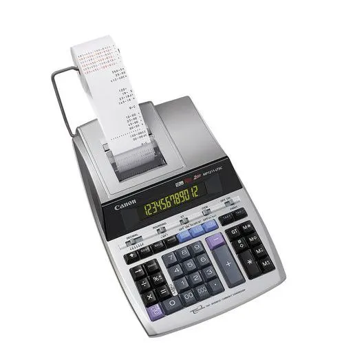 Calcolatrice con funzione stampa 12 cifre schermo LCDMP 1211-LTSC GB - Canon