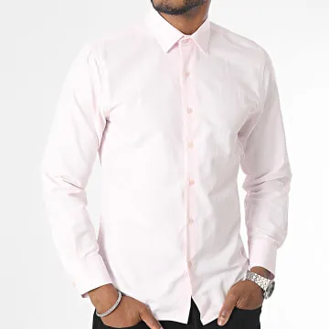 Camicia a maniche lunghe rosa
