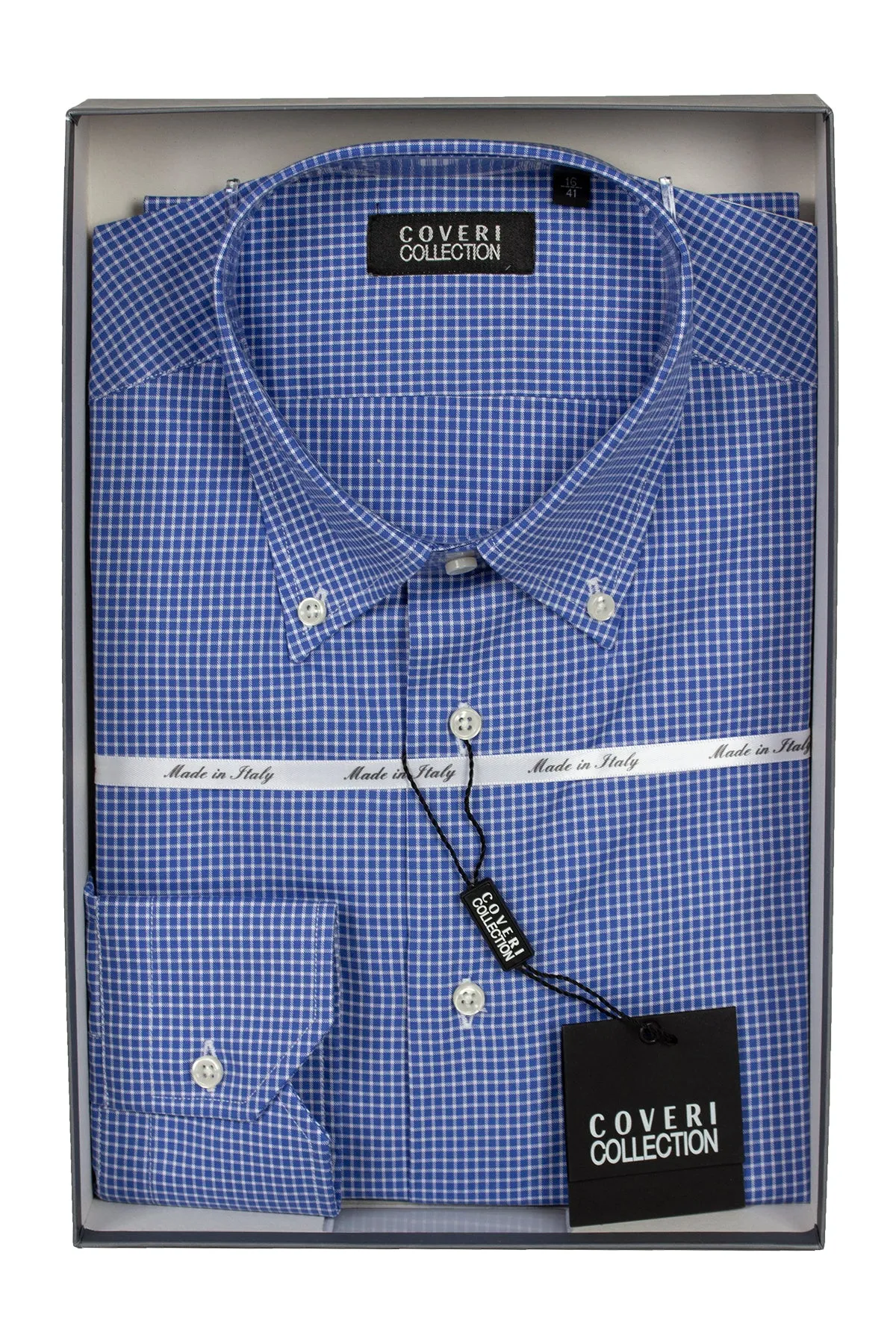 Camicia classica da uomo a quadretti